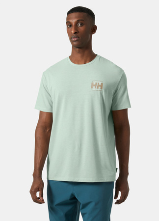 KOSZULKA MĘSKA HELLY HANSEN  SKOG GRAPHIC 63082 GREEN MIST