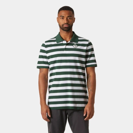 KOSZULKA MĘSKA HELLY HANSEN MARSTRAND POLO 34401 JUNGLE GREEN