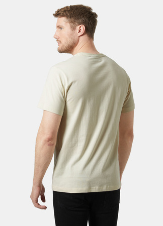KOSZULKA MĘSKA  HELLY HANSEN CORE GRAPHIC  53936 CREAM